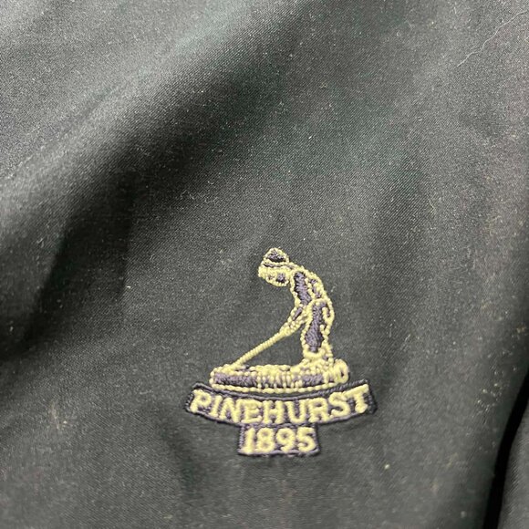 Ashworth Golf windbreaker jacket pullover Pinehurst Golf Club XL Navy - Picture 3 of 4